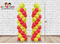 6ft Balloon Column Red and Yellow