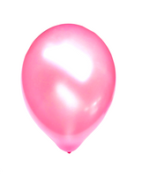 Metallic Balloons Solid Color Pink