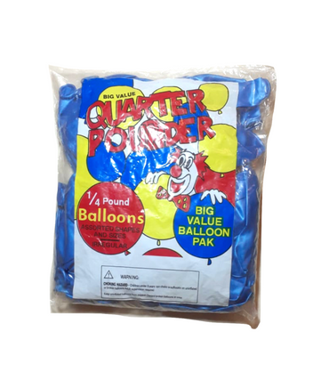 100pcs/bag Metallic Balloons Solid Color Blue