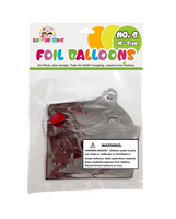 1 pc/pkt Number 6 Foil Balloons Silver 16"