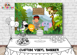 Jungle Animals Theme Banner